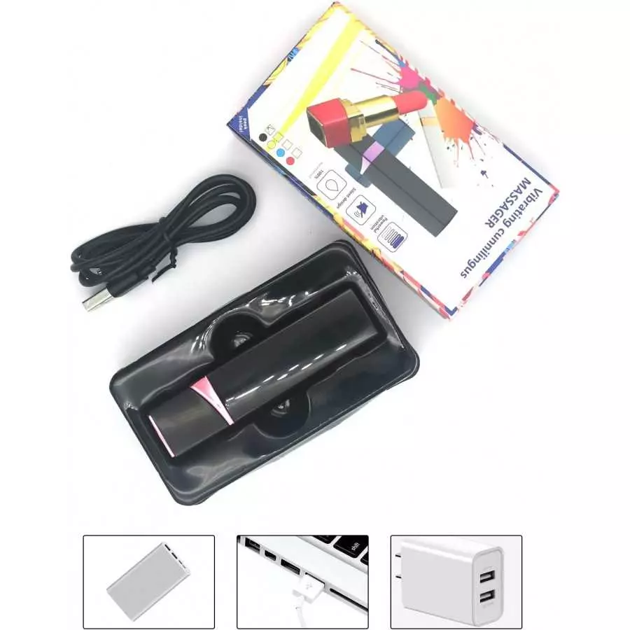 Lipstick Bullet Vibrator, Sexual Pleasure Tools for Women, Mini G spot Sex Toy with 10 Vibration Modes, Waterproof Quiet Small V