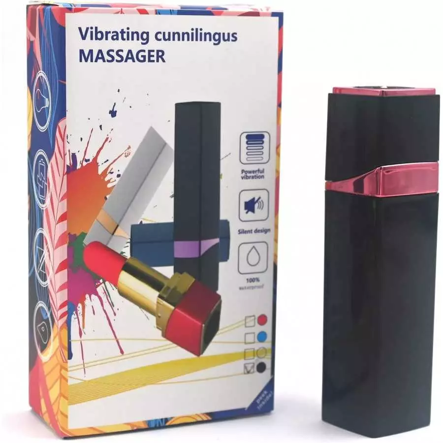 Lipstick Bullet Vibrator, Sexual Pleasure Tools for Women, Mini G spot Sex Toy with 10 Vibration Modes, Waterproof Quiet Small V
