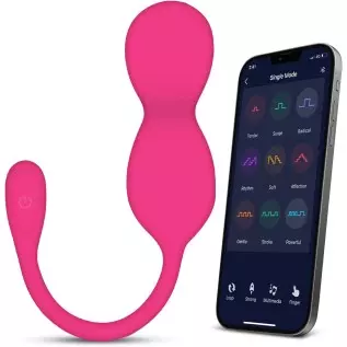 Clitoral and G-Spot Vibrator with APP Control, MEXITOP Wearable Waterproof Couples Vibrator with 9 Powerful Vibrations, Long Dis