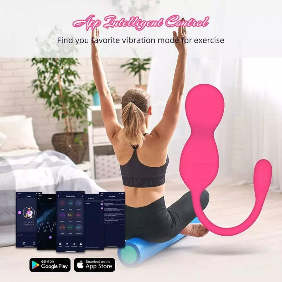 Clitoral and G-Spot Vibrator with APP Control, MEXITOP Wearable Waterproof Couples Vibrator with 9 Powerful Vibrations, Long Dis