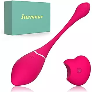 Bullet Vibrator for G-spot Stimulation, Ymnenvxo Vibrating Eggs with 10 Vibration Patterns, Waterproof Silicone Clitoral Massage