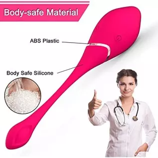 Bullet Vibrator for G-spot Stimulation, Ymnenvxo Vibrating Eggs with 10 Vibration Patterns, Waterproof Silicone Clitoral Massage