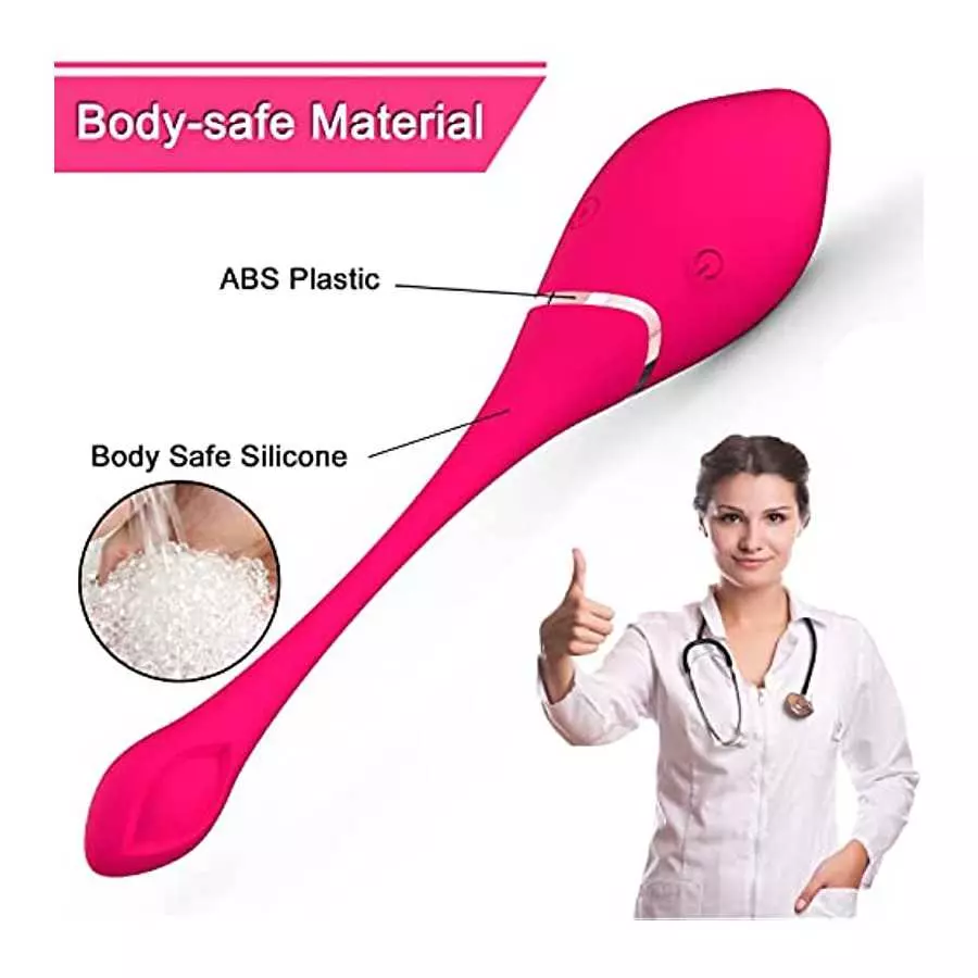 Bullet Vibrator for G-spot Stimulation, Ymnenvxo Vibrating Eggs with 10 Vibration Patterns, Waterproof Silicone Clitoral Massage