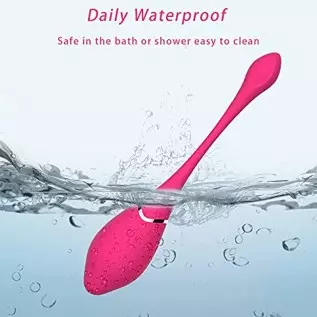 Bullet Vibrator for G-spot Stimulation, Ymnenvxo Vibrating Eggs with 10 Vibration Patterns, Waterproof Silicone Clitoral Massage