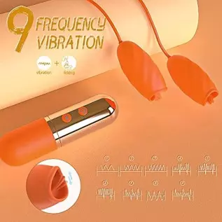 Vibrating Love Egg Vibrator for Women Pleasure, Licking Clitoral Clit Stimulator Stimulation Toy, Tongue Bullet Vibe Anal Massag