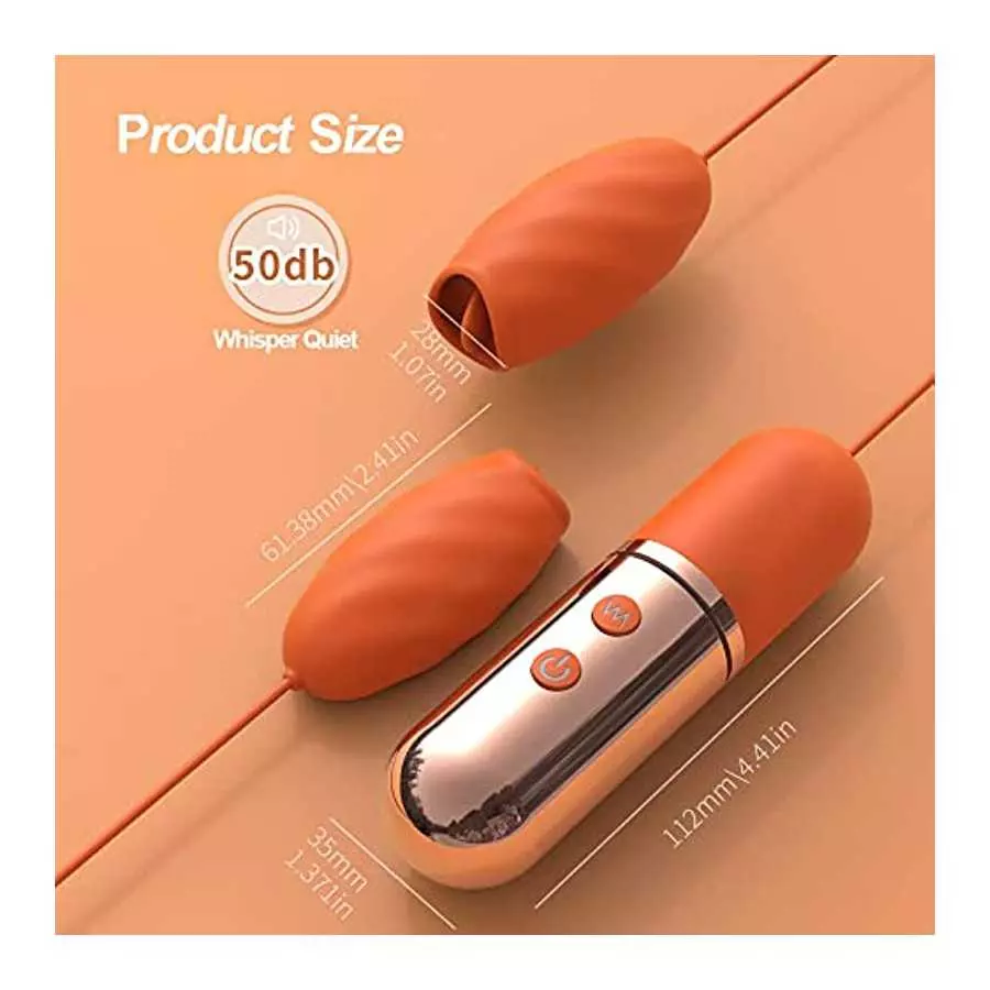 Vibrating Love Egg Vibrator for Women Pleasure, Licking Clitoral Clit Stimulator Stimulation Toy, Tongue Bullet Vibe Anal Massag