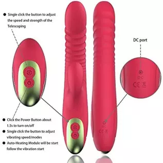 G Spot Rabbit Vibrators Powerful Vibrations and Rotation Beads Waterproof Dildo Vibrator Rechargeable Quiet Vibrating Vibrators G Spot Rabbit Vibrators Powerful Vibrations and Rotation Beads Waterproof Dildo Vibrator Rechargeable Quiet Vibrating Vibrators