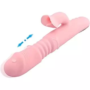 Thrusting Vibrator for Women, Vibrator Adult Sensory Toys G Spot Sex Toy with 3 Telescopic & 10 Vibration Modes, Adult Sex Toys 
