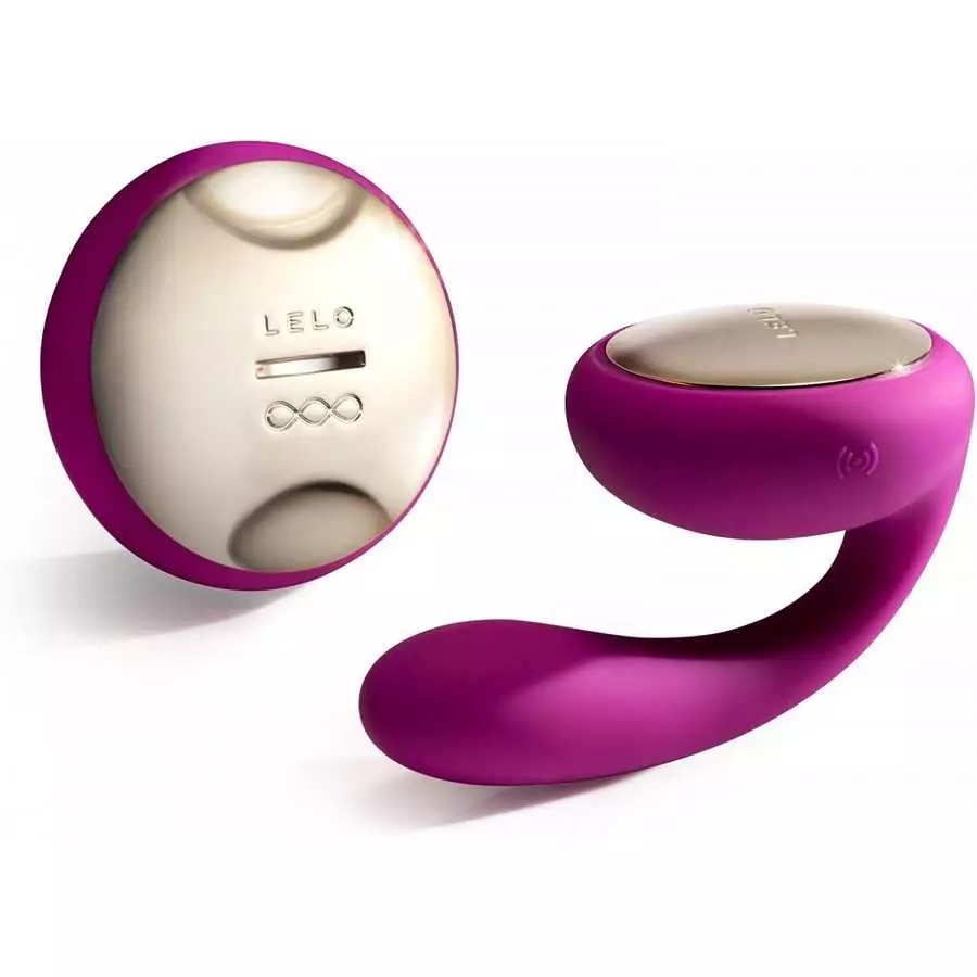 LELO Ida The World's First Rotating and Vibrating Remote-Controlled Couples' Vibrator, Black