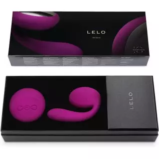 LELO Ida The World's First Rotating and Vibrating Remote-Controlled Couples' Vibrator, Black
