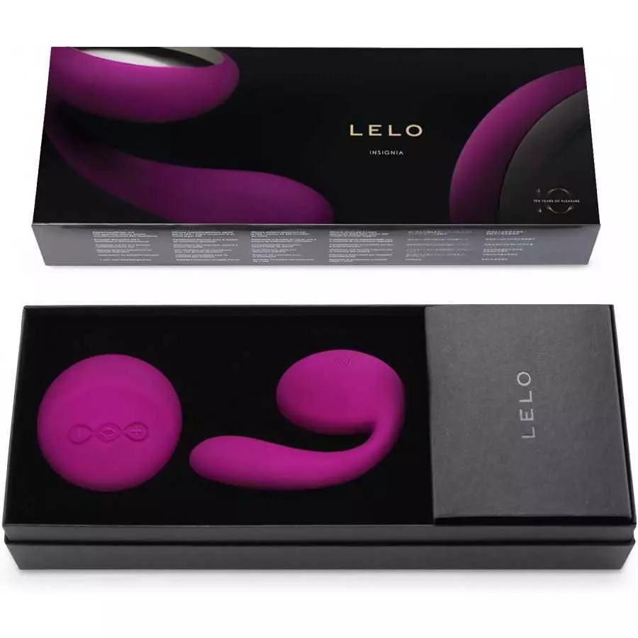 LELO Ida The World's First Rotating and Vibrating Remote-Controlled Couples' Vibrator, Black