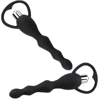 Anal Vibrator Sex Toy for Women Anal Beads Vibrators Gay Prostate Massage Smooth Butt Soft Silicone Plugs Dildo Couple Sex Goods