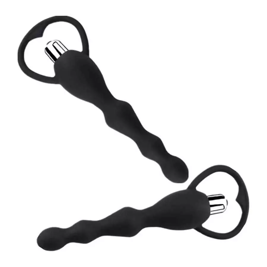 Anal Vibrator Sex Toy for Women Anal Beads Vibrators Gay Prostate Massage Smooth Butt Soft Silicone Plugs Dildo Couple Sex Goods