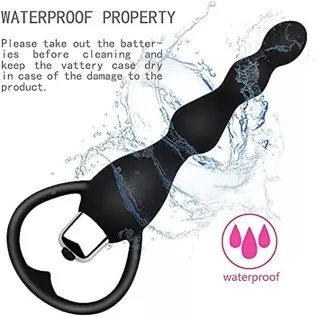 Anal Vibrator Sex Toy for Women Anal Beads Vibrators Gay Prostate Massage Smooth Butt Soft Silicone Plugs Dildo Couple Sex Goods