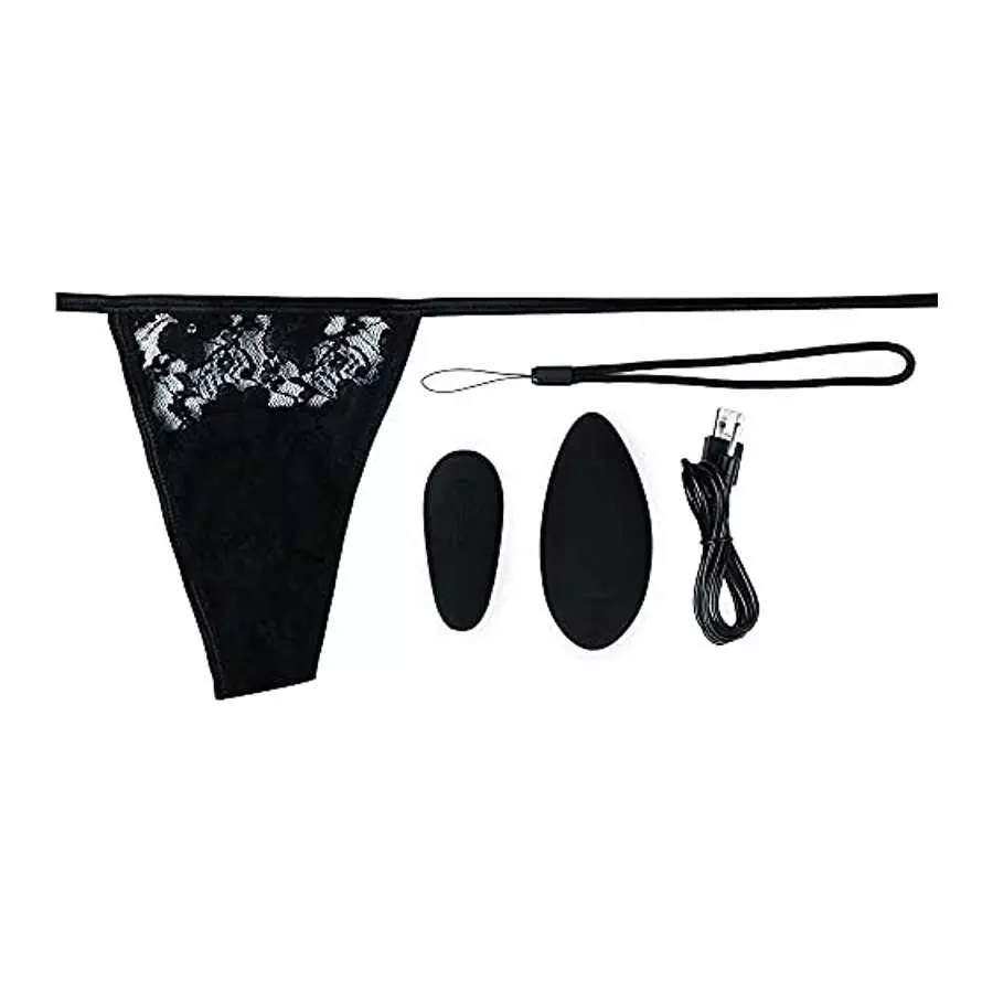 Screaming O My Secret Premium Ergonomic Remote Panty Set - Black
