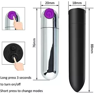 Hand Held 360 Degree Rotation Telescopic Rabbit Vibrator + 2 PCS Bullets Bundle Pack, Vibrate for Women, Waterproof and USB Rech Hand Held 360 Degree Rotation Telescopic Rabbit Vibrator + 2 PCS Bullets Bundle Pack, Vibrate for Women, Waterproof and USB Rech
