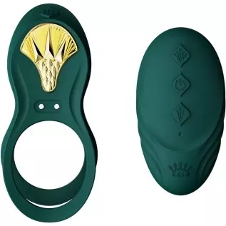 ZALO Bayek Vibrating Couples Ring with 8 Vibration Modes | Waterproof Sex Toy with Remote Control | USB Rechargeable Battery | 1 ZALO Bayek Vibrating Couples Ring with 8 Vibration Modes | Waterproof Sex Toy with Remote Control | USB Rechargeable Battery | 1
