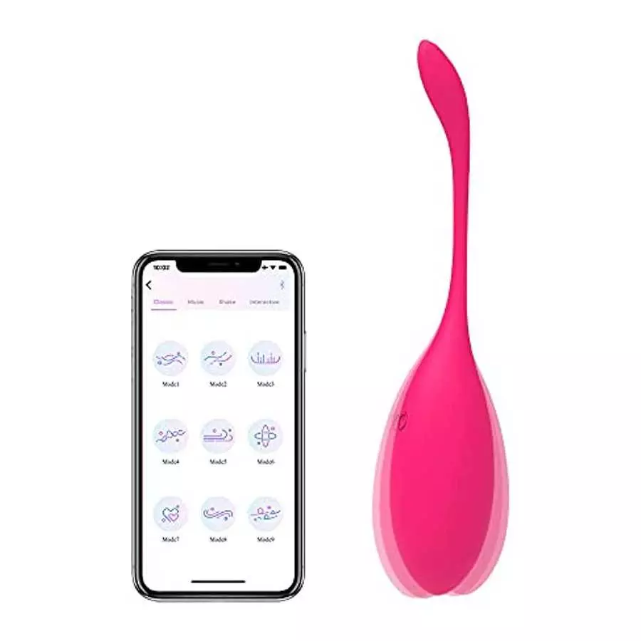 Couple Vibrator with APP Control, LEVETT Nipple Clit Stimulator Female Sex Toy, Waterproof Rechargeable Anal Stimulation Vibrati Couple Vibrator with APP Control, LEVETT Nipple Clit Stimulator Female Sex Toy, Waterproof Rechargeable Anal Stimulation Vibrati