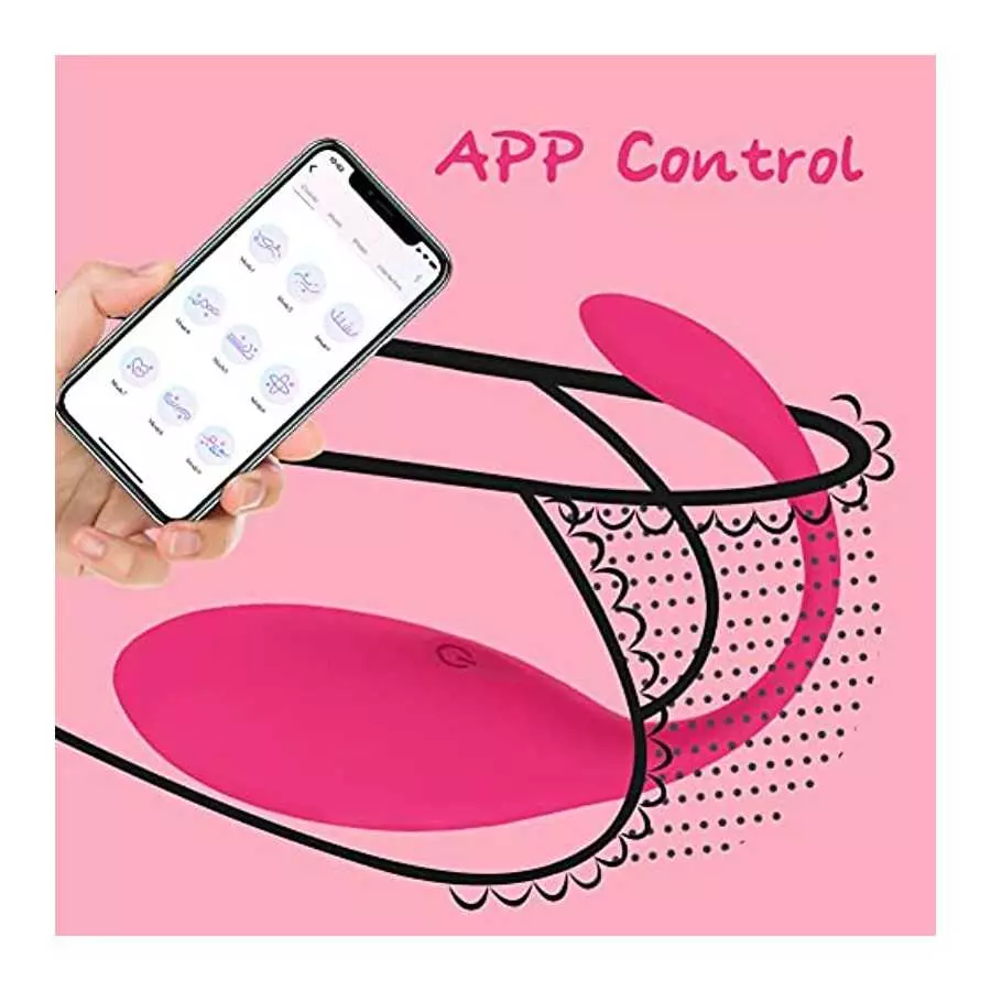 Couple Vibrator with APP Control, LEVETT Nipple Clit Stimulator Female Sex Toy, Waterproof Rechargeable Anal Stimulation Vibrati