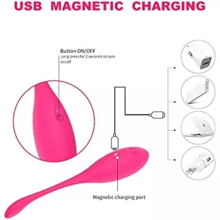 Couple Vibrator with APP Control, LEVETT Nipple Clit Stimulator Female Sex Toy, Waterproof Rechargeable Anal Stimulation Vibrati Couple Vibrator with APP Control, LEVETT Nipple Clit Stimulator Female Sex Toy, Waterproof Rechargeable Anal Stimulation Vibrati