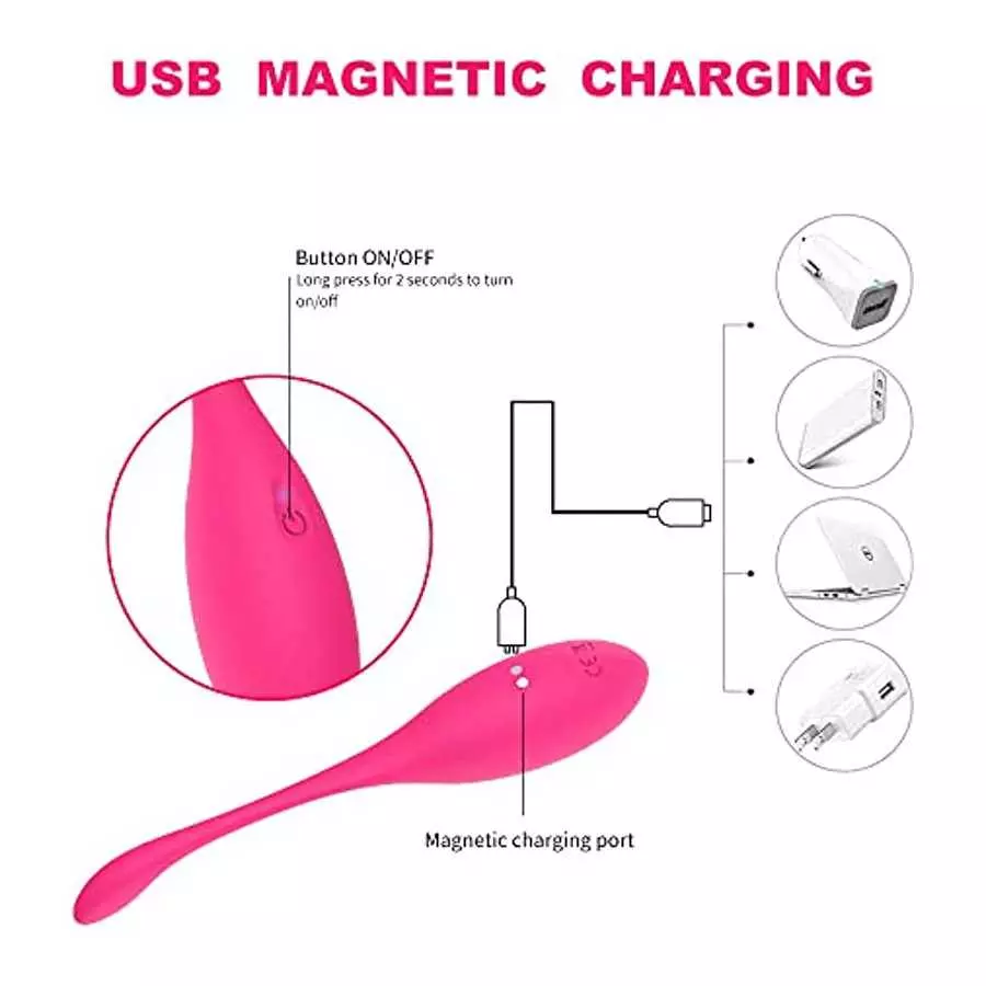 Couple Vibrator with APP Control, LEVETT Nipple Clit Stimulator Female Sex Toy, Waterproof Rechargeable Anal Stimulation Vibrati