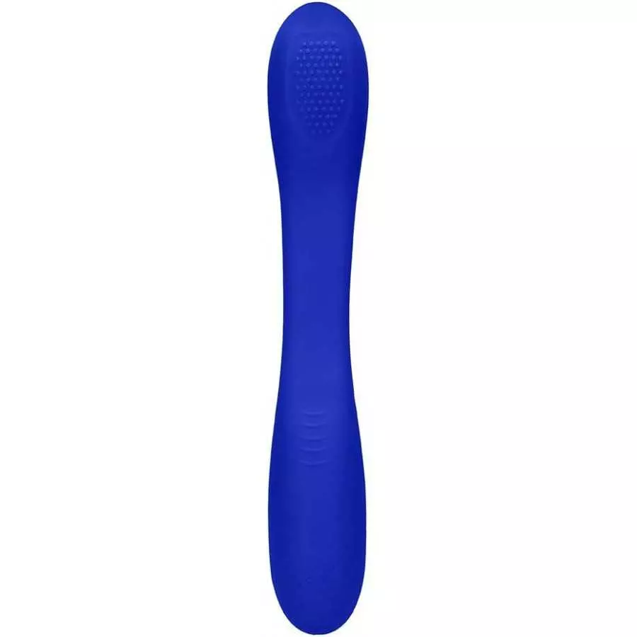 Shots Toys Elegance Flex Double-Ended Rechargeable Vibrator (Blue)