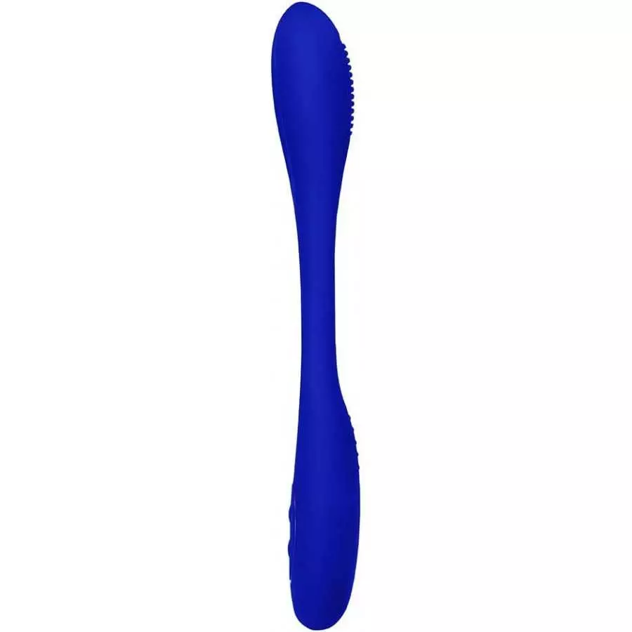 Shots Toys Elegance Flex Double-Ended Rechargeable Vibrator (Blue)