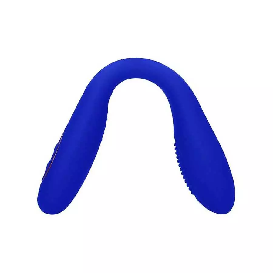 Shots Toys Elegance Flex Double-Ended Rechargeable Vibrator (Blue)