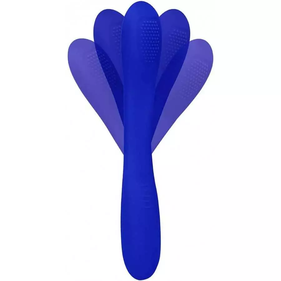 Shots Toys Elegance Flex Double-Ended Rechargeable Vibrator (Blue)