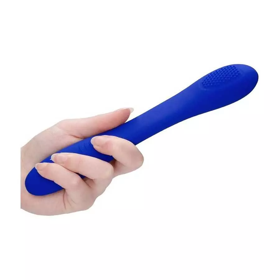 Shots Toys Elegance Flex Double-Ended Rechargeable Vibrator (Blue)