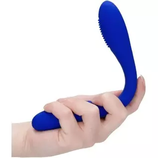 Shots Toys Elegance Flex Double-Ended Rechargeable Vibrator (Blue) Shots Toys Elegance Flex Double-Ended Rechargeable Vibrator (Blue)