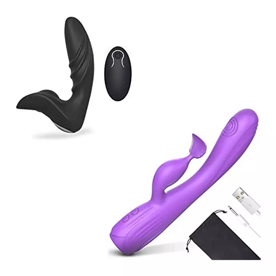 G Spot Vibrator & Anal Vibrator Plug with Remote Control 12 Speeds,Clitoris Stimulator for Women Sex Toy,Stimulation G Point/Cli G Spot Vibrator & Anal Vibrator Plug with Remote Control 12 Speeds,Clitoris Stimulator for Women Sex Toy,Stimulation G Point/Cli