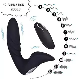 G Spot Vibrator & Anal Vibrator Plug with Remote Control 12 Speeds,Clitoris Stimulator for Women Sex Toy,Stimulation G Point/Cli G Spot Vibrator & Anal Vibrator Plug with Remote Control 12 Speeds,Clitoris Stimulator for Women Sex Toy,Stimulation G Point/Cli