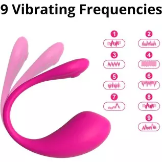 Smart App Bullet Vibrator Egg Vagina G-Spot Stimulator Vibrating Kegel Ball Adult Sex Toy for Women Pleasure 9 Vibrations (Purpl