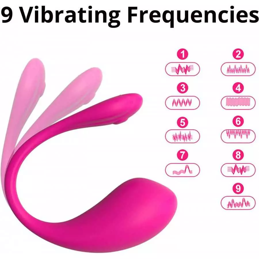 Smart App Bullet Vibrator Egg Vagina G-Spot Stimulator Vibrating Kegel Ball Adult Sex Toy for Women Pleasure 9 Vibrations (Purpl