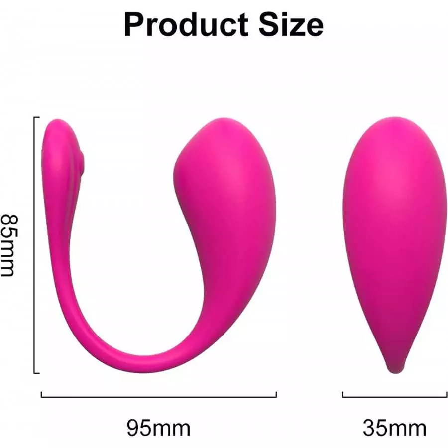 Smart App Bullet Vibrator Egg Vagina G-Spot Stimulator Vibrating Kegel Ball Adult Sex Toy for Women Pleasure 9 Vibrations (Purpl