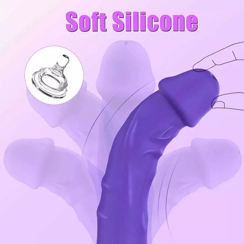 Realistic Dildo Vibrator, DANKIS G-spot Vibrator for Women's Sex, Adult Toys Dildos with 10 Vibration Modes, Heating Vibrators T