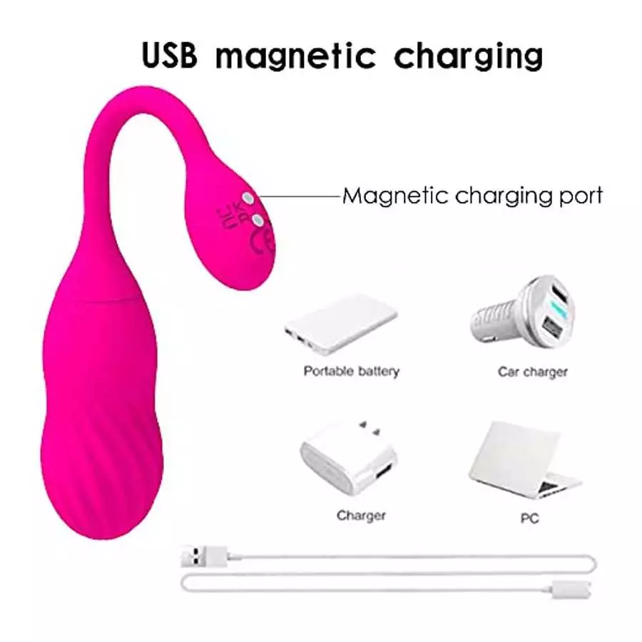 LEVETT-Couple Sex Toy Vibrator with Remote Control for G-Spot Clitoral Stimulating Anal Massage with 16 Vibration Modes Waterpro