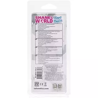 CalExotics Shane’s World Finger Tingler - Vibrating Silicone Sex Toy Vibrator for Couples – Vibe Finger Tickler - Pink