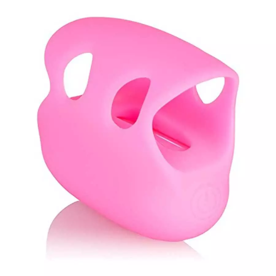 CalExotics Shane’s World Finger Tingler - Vibrating Silicone Sex Toy Vibrator for Couples – Vibe Finger Tickler - Pink