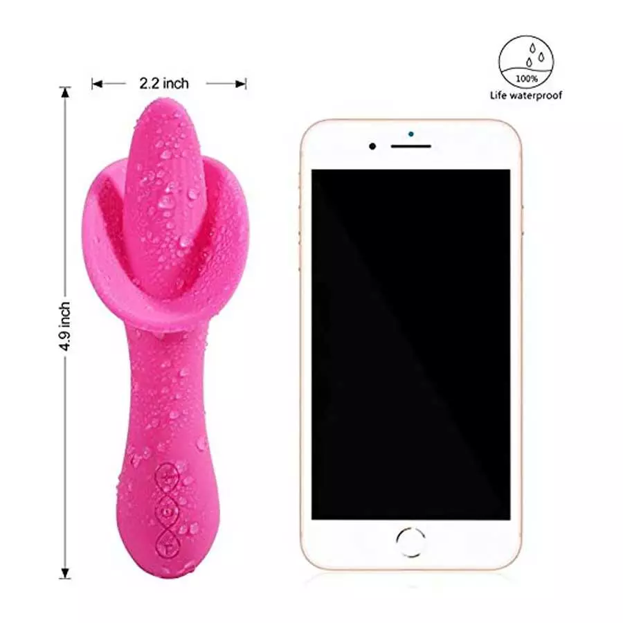 Rabbit Licking Thrusting Toys for Womens Pleasure Massager Vibrating Wand Tongue Toys for her Adult Pleasure G Spot Sucking 10 S