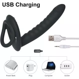 Double Penetration Strap On Anal Vibrator for Couples Vibrator Anus Plug G-Spot Vibrator Intimate Adult Sex Toys for Woman,with Double Penetration Strap On Anal Vibrator for Couples Vibrator Anus Plug G-Spot Vibrator Intimate Adult Sex Toys for Woman,with