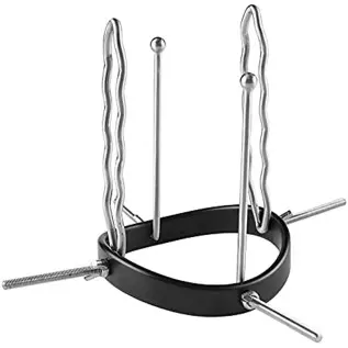 [Upgrade] Anal Dilator Vaginal Expander Vaginal Speculum Anal Speculum Anal Dilation Expander Vaginal Labia Speculum Toy Alloy+A