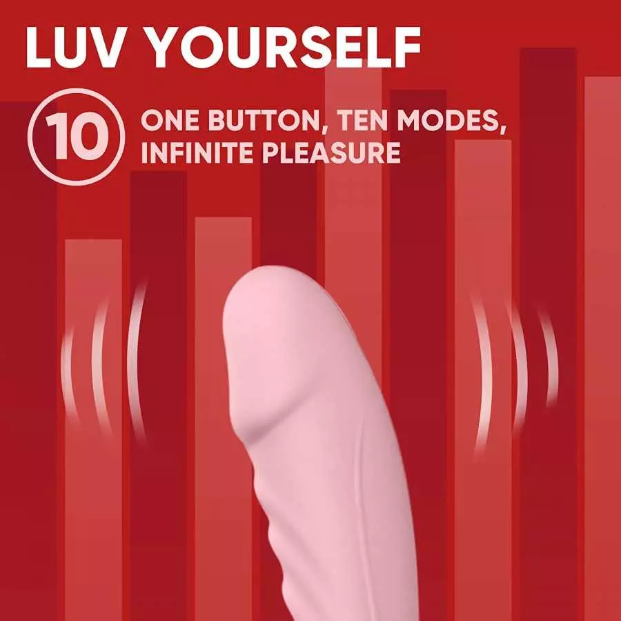 Luv Inc G-Spot Rabbit Vibrator Clitoris Stimulator - Silicone Vaginal Anal Dildo Massager for Women Masturbation, Powerful Water