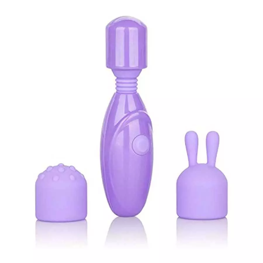 CalExotics Dr. Laura Berman® Olivia™ Rechargeable Mini Massager with Attachments - Lavender CalExotics Dr. Laura Berman® Olivia™ Rechargeable Mini Massager with Attachments - Lavender