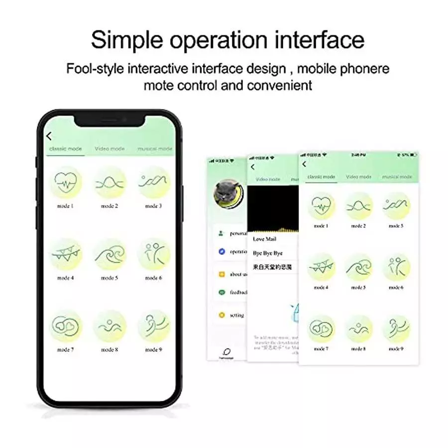 APP Remote Control Vibrator for Couple, Wearable Panty G-spot Vibrator with APP Controlled Vibe for Women 9 Powerful Vibration M