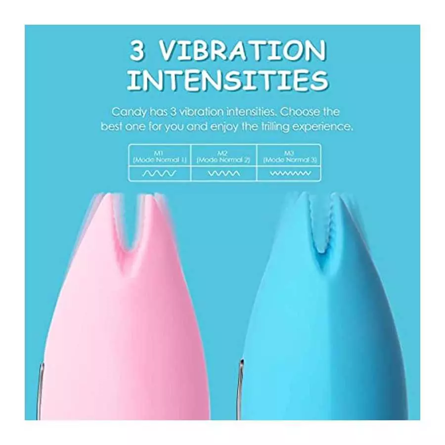 Nipples Vibrator Sex Toys for Women - SVAKOM Candy Female Clitoral Vibrators Personal Massager - Kissing Mouth Sexual Foreplay A