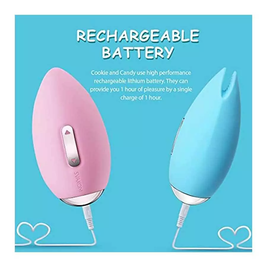 Nipples Vibrator Sex Toys for Women - SVAKOM Candy Female Clitoral Vibrators Personal Massager - Kissing Mouth Sexual Foreplay A