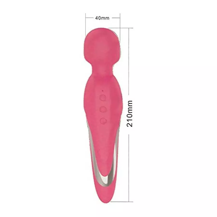 Pretty Love Michael Heating Body Wand - 7 Functions of Vibration - Heatable up to 48 C / 118.4 F Sex Toy, Pink