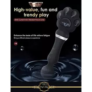 Xomiy Pulse Electric Shock 10 Frequency Vibration P Point G Point Anus Intimate Sensitive Massager Sex Toys Couple Vibrators SM 